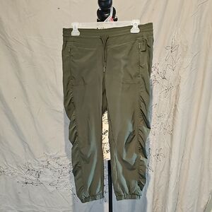 Athletic Works Olive Drawstring Cargo Joggers